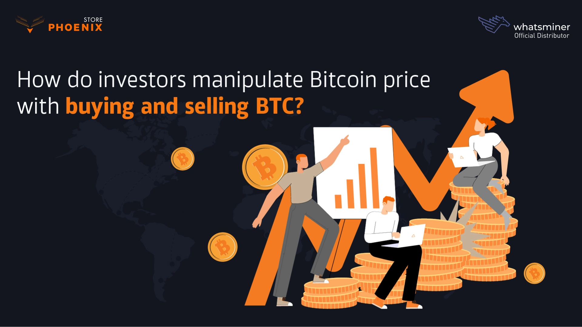 How do Investors manipulate Bitcoin Price with buying and selling BTC?